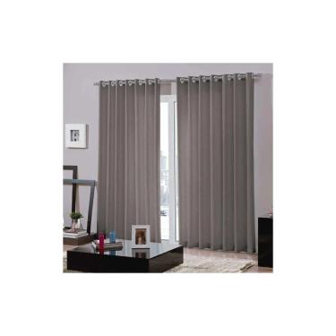 Imagem de Cortina Bella Janela 540x250 cm Duo Bellini Corta Luz Taupe