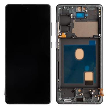 Imagem de Substituição TFT compatível com Samsung Galaxy S20 FE (preto com moldura LCD display touch screen digitalizador conjunto com ferramentas de reparo