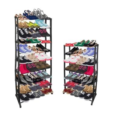 Imagem de Sapateira Inox Multiuso 10 Prateleiras 30 Pares Tenis Sapato