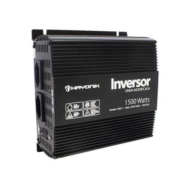 Imagem de INVERSOR DE ONDA MODIFICADA 1500W 12VDC/127V PW11-3 HAYONIK