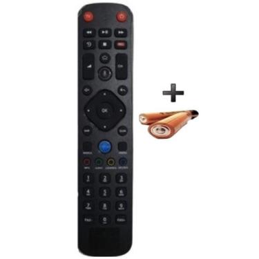 Imagem de Controle Remoto Receptor Hd Tecla Now + 2 Pilhas Palito - mp