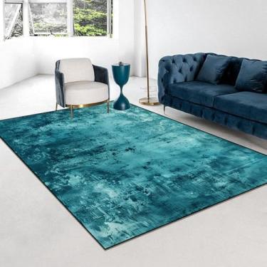 Imagem de Tapetes modernos de cor sólida para sala de estar, mesa de centro minimalista, tapetes abstratos para quarto, tapetes de sala de estar de área grande, CX016, flanela, 5.200 x 250 cm, 78,7 x 98 po