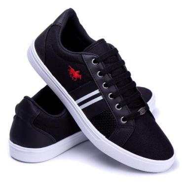 Imagem de Sapatenis Masculino Tenis Sapato Polo Energy Original, Preto, 3206, 41