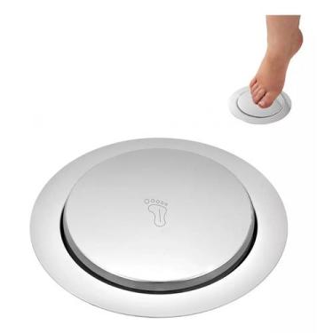 Imagem de Ralo Grelha Click Inteligente Inox Redondo 15 x 15cm - Hidrosilva