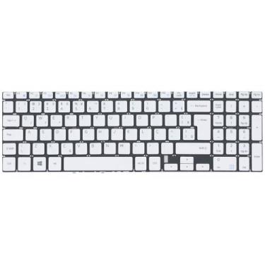Imagem de Teclado para Notebook Samsung 300E4M-K02 - BestBattery, Branco