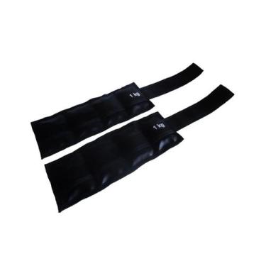 Imagem de Par De Caneleiras Tornozeleira Academia Ginástica 1,0kg - ANILHAS FITN