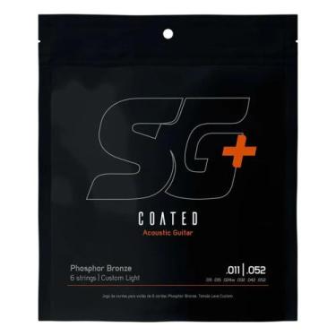 Imagem de Encordoamento de violão de aço sg coated 0.11