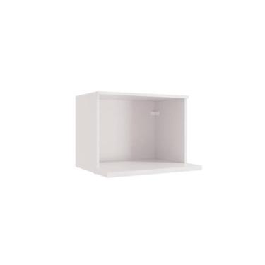 Imagem de Nicho Aéreo para Microondas Celeste Kappesberg 100% MDF Branco 60cm