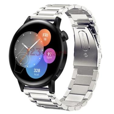 Imagem de Pulseira de Aço Inoxidável para GT3 42mm GT3 46mm - 123Smart, Prata, 4