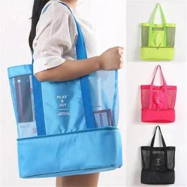 Imagem de Bolsa de Praia Play Joy Com Recipiente Térmico Sacola Piquenique - CHL