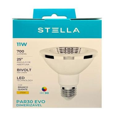 Imagem de Lâmpada de Led PAR30 Dimerizável 11W 2700K 25 IRC 90 E27 Bivolt - Stel