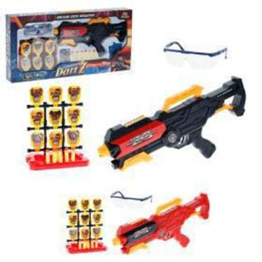 Imagem de Lançador De Dardos 2 Em 1 Mega Dart Z C/ Bolas De Gel E Dardos - Art B