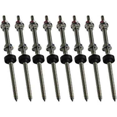 Imagem de 08 - Parafuso Estrutural Solar 250mm Para Telha Fibrocimento - GB ELET