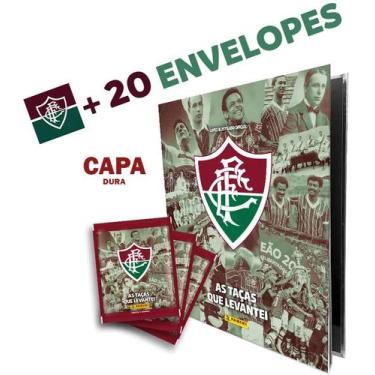 Imagem de Album Capa Dura Fluminense 122 Anos +100 Figurinhas (20env) - Panini