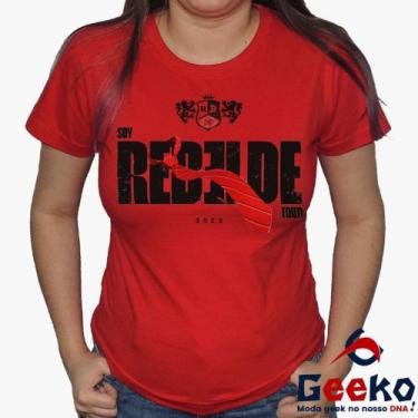 Imagem de Baby Look Soy Rebelde Tour 100% Algodão - RBD - Geeko, Vermelho, Preto