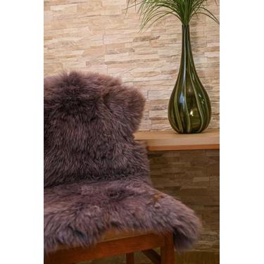 Imagem de Pelego Natural Cinza Premium Lã Alta G - JS PELES