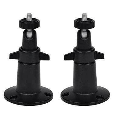 Imagem de Pacote com 2 suportes de parede para câmera ring stick up e câmera interna (1ª geração), suporte de montagem ajustável giratório de 360 graus para câmera Ring /Arlo /Wyze/Blink externa (4ª e 3ª