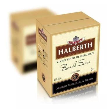 Imagem de Vinho Tinto Halberth Bordô Seco Bag 3l
