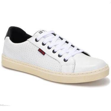 Imagem de Sapatenis Casual Da GTS - Masculino, Branco, 42