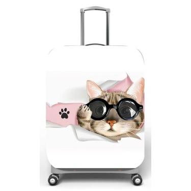 Imagem de Capa para mala de viagem M, medidas max C40x A59 x P27cm Estampa oi ga