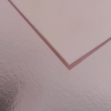 Imagem de Papel Laminada 30x30cm 250 gramas Nude Lamicote - 5 Folhas - Metallik