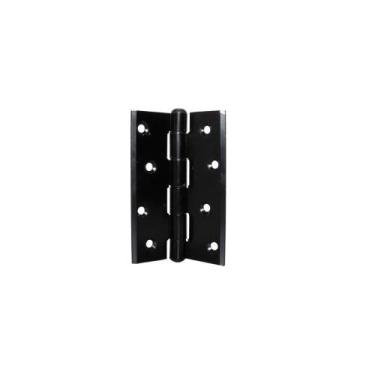 Imagem de Dobradica 100x70 aluminio preta porta de abrir kit 3 un - VCB