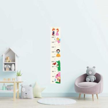 Imagem de Régua Adesiva Infantil Conto De Fadas N09207 20x115cm - Adesivo BR