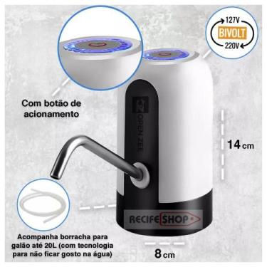 Imagem de Bomba Elétrica Automática para Garrafão - Conforto e Tecnologia para S