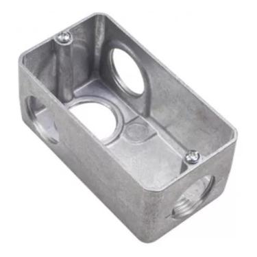 Imagem de Condulete Tipo L Múltiplo Alumínio 3/4 Sem Vedação Dm Daisa