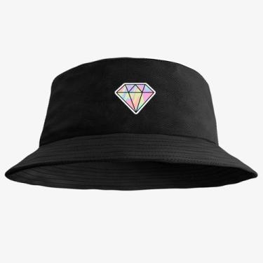 Imagem de Chapéu Bucket Hat Estampado Diamante - MP Moda Masculina, Único, Preto