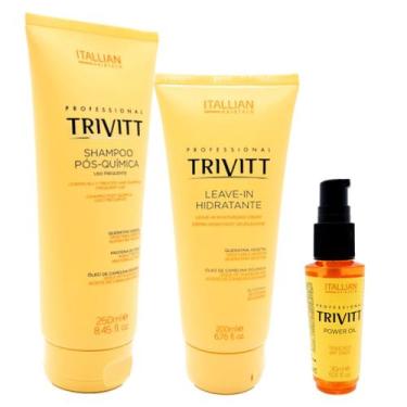 Imagem de Trio Trivitt Shampoo 250ml Leave-in + Power Oil 30ml