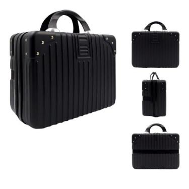 Imagem de Maleta Frasqueira Viagem de Mão Abs Reforçada - Kingleen, Preto