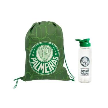 Imagem de Kit Mochila e Garrafa Palmeiras Oficial - Sude