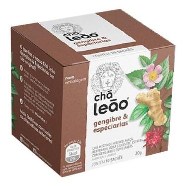 Imagem de Chá Gengibre E Especiarias Com 10 Saquinhos- Leão - Chá Leão, Bebida Q