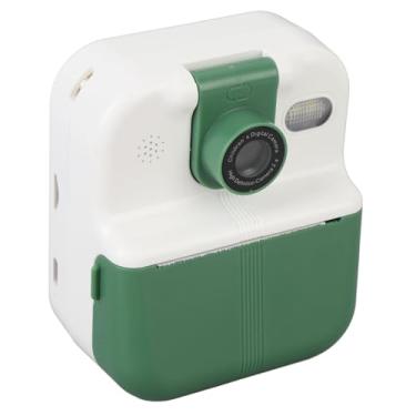 Imagem de Câmera Impressão Instantânea 48MP Foto 1080P Vídeo 2.4 na Tela IPS Câmera Portátil Bateria 1200mAh Suporte Música Jogos Jogar Com Lente Giratória de 180 Graus (Verde claro)