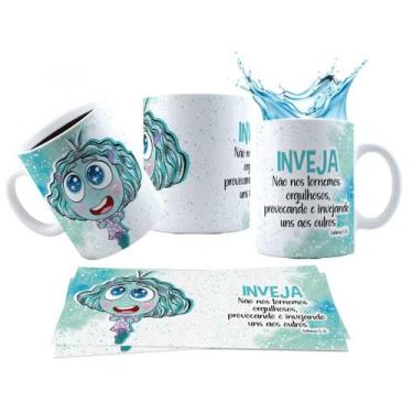 Imagem de Caneca 325ml Divertidamente 2 Biblicamente Guiadas Por Deus - LARANJA 