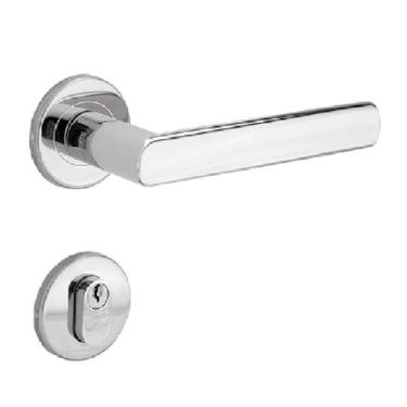 Imagem de Fechadura 892 Externa St2 Inox Polido 55mm La Fonte Cilindro Zamack - 