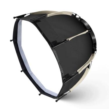 Imagem de Kalofaye Mini softbox octogonal de 29 cm com difusor removível grade de favo de mel compatível com luzes de vídeo LED de montagem mini Bowens