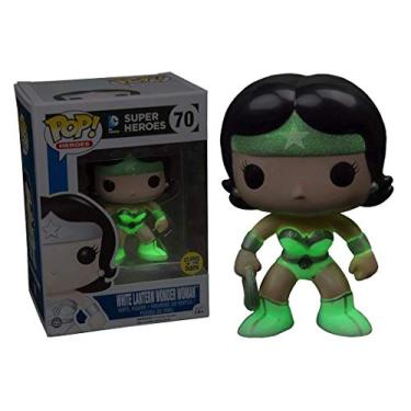 Imagem de Funko Boneco Pop de vinil da Mulher Maravilha da Lanterna Branca Brilha no Escuro