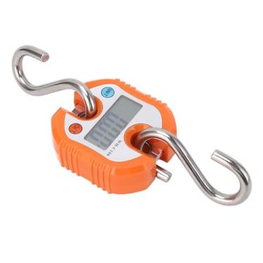Imagem de Balança Digital Suspensa de 330lb, Balança Precisa de Guindaste Com Ganchos Portátil para Bagagem, Fazenda, Caça, Pesca Ao Ar Livre (ORANGE)