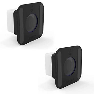 Imagem de Koroao Suporte de montagem de janela adesivo forte para câmeras Wyze Cam OG, montagem sem parafusos, para montagem de vidro de painel único (pacote com 2, preto)