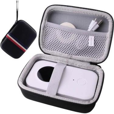 Imagem de JINMEI Estojo rígido de EVA para NiiMbot D11/D30 Label Maker Machine Label Printer Carry Case (preto)