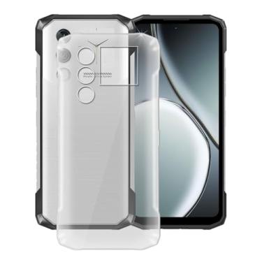 Imagem de HGJTFANY Capa de telefone para Doogee Blade 10 Max (16,7 cm), capa de silicone macio transparente à prova de choque [ultrafina] [antiamarelamento] Capa amortecedora de TPU flexível para Doogee Blade