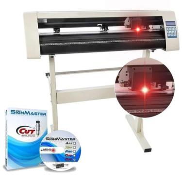 Imagem de Plotter De Recorte Profissional 72Cm Mira À Laser E Software - Lorben