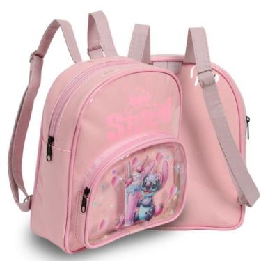 Imagem de Mochila Infantil Costas Lilo Stitch Passeio Tam P Menina - Plike