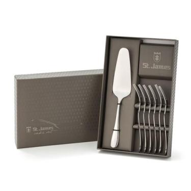 Imagem de Jogo de Bolo Serenity Inox - St James