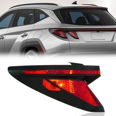 Imagem de TODO Conjunto de luz traseira com lâmpadas compatíveis com Hyundai Tucson 2022-2023, lado esquerdo/motorista, 92401-CW000/HY2804172