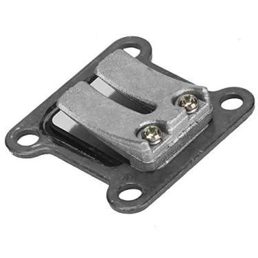 Imagem de Placa de Bloco de Válvula de Palheta, Design de Metal Resistente, Instalação Fácil para Mini Motos e ATVs