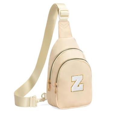 Imagem de Viverte Presentes de aniversário para meninas de 7, 8, 9, 10, 11, 12, 13 anos, pequena, bolsa transversal para meninas, Bege