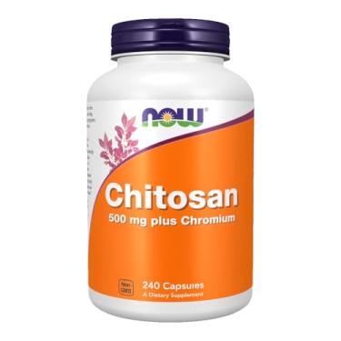 Imagem de Quitosana 500mg Now Foods 240 Cápsulas Importado